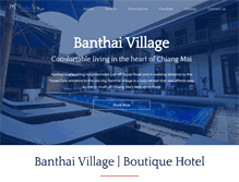 Tablet Screenshot of banthaivillage.com